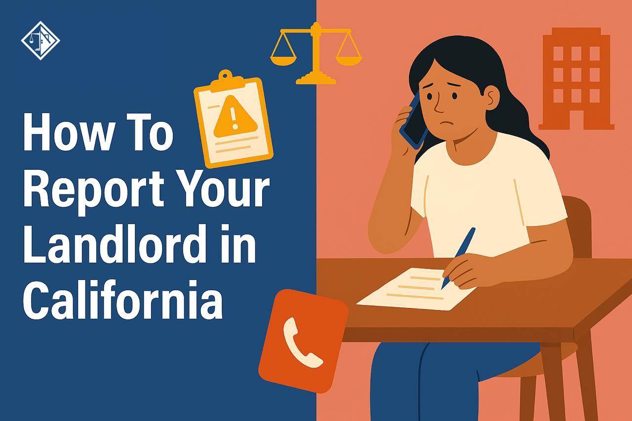 Illustration for How To Report Your Landlord in California